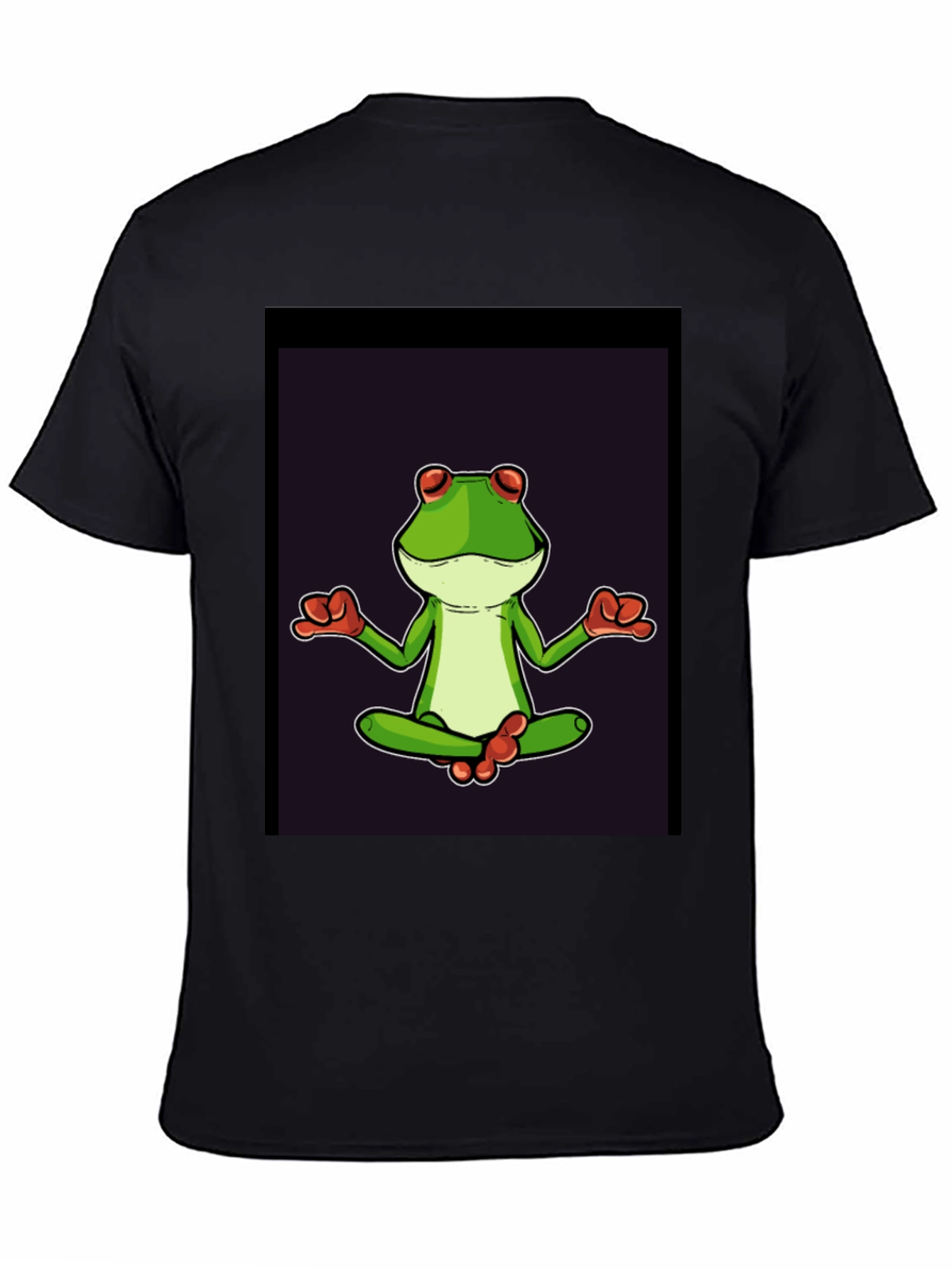 Zen Frog T-Shirt - Meditating Amphibian Graphic Tee