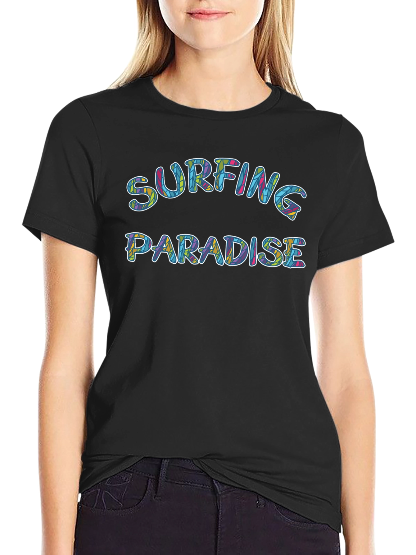 Surfing Paradise Graphic T-Shirt