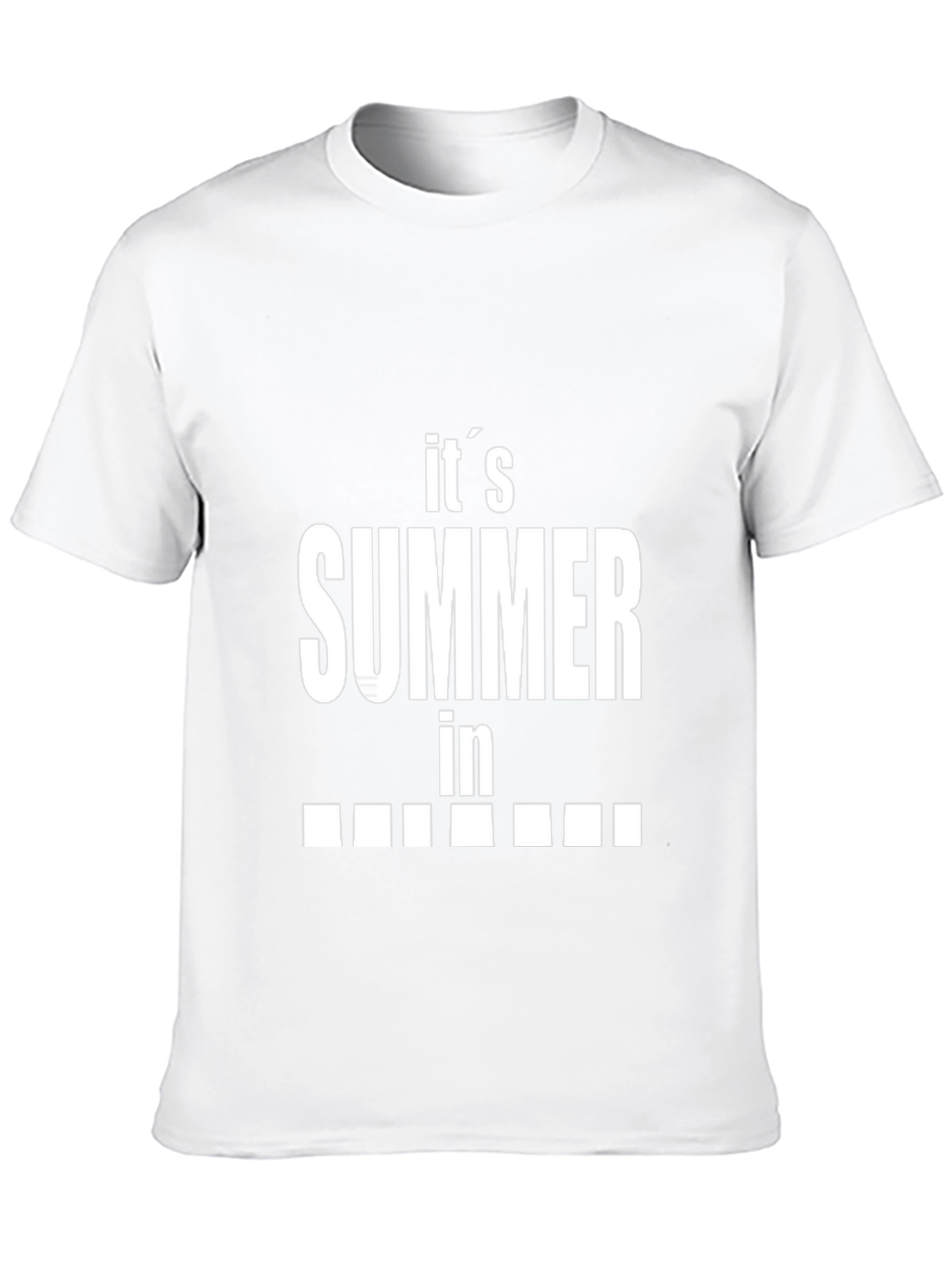 Summer T-Shirt Black Casual Tee
