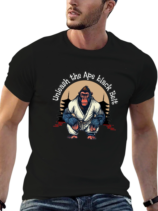 Unleash The Ape Black Belt T-Shirt