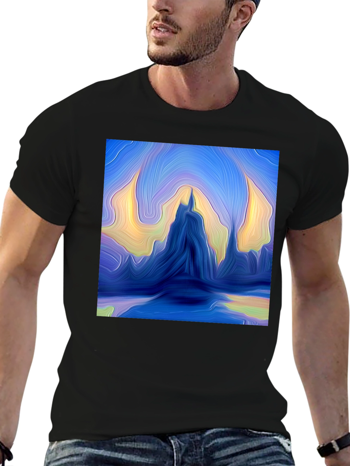 Abstract Mountains Graphic Tee