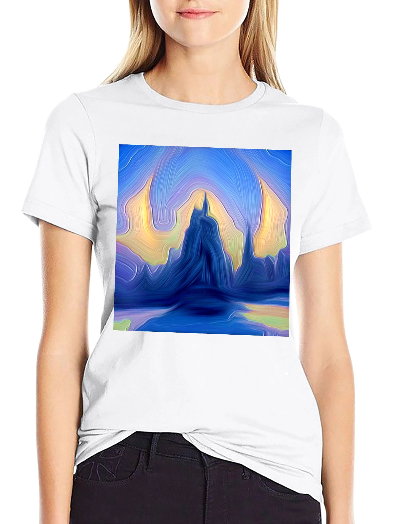 Abstract Mountains Graphic Tee