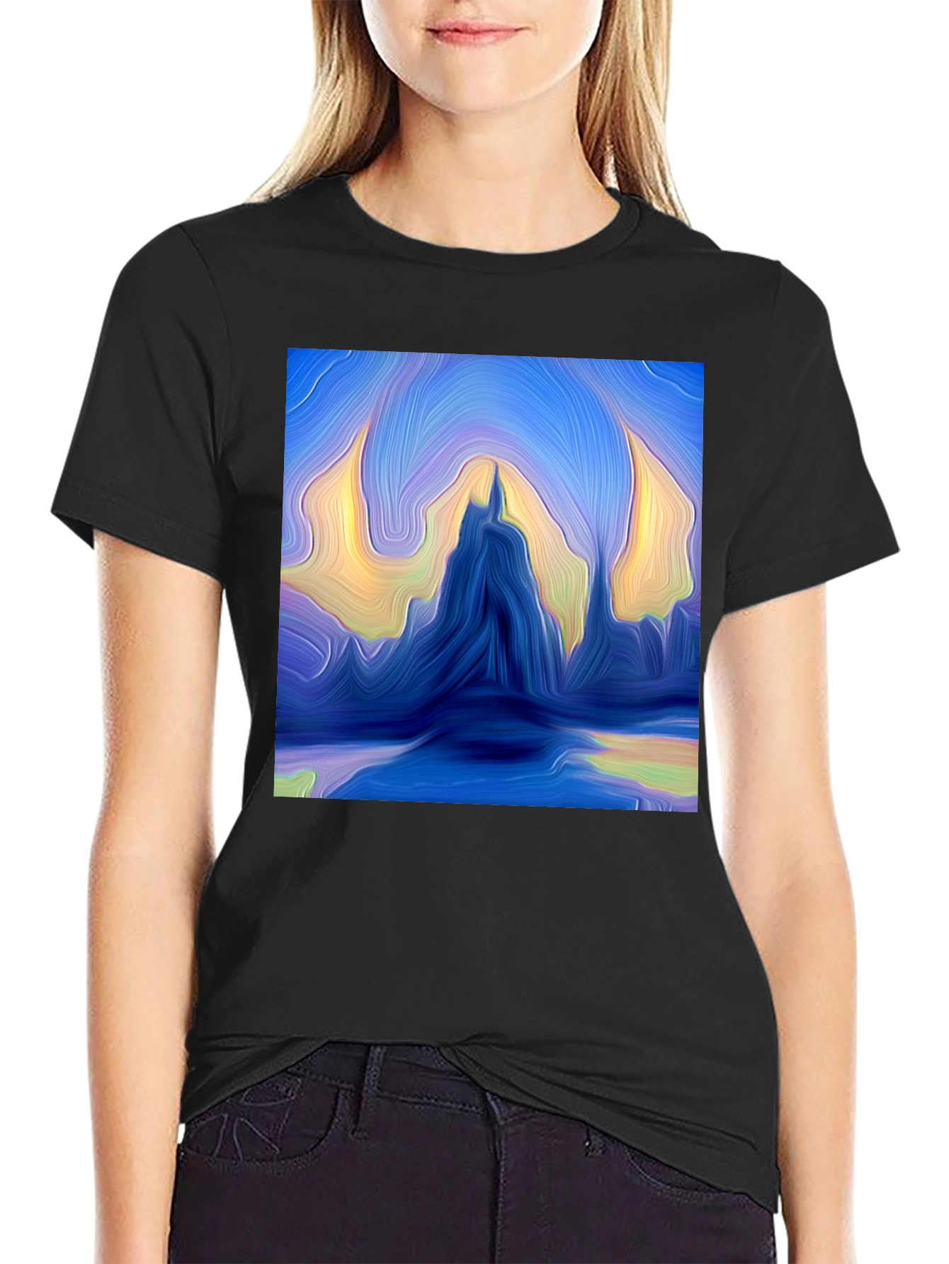 Abstract Mountains Graphic Tee