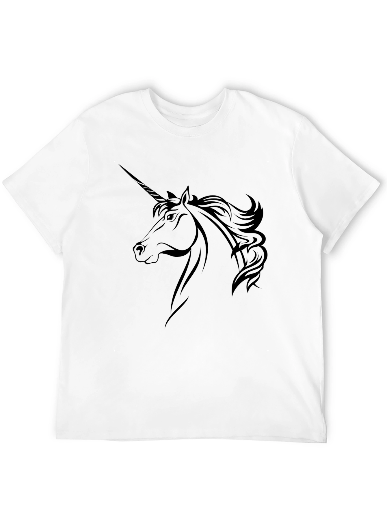 Unicorn Graphic Black T-Shirt