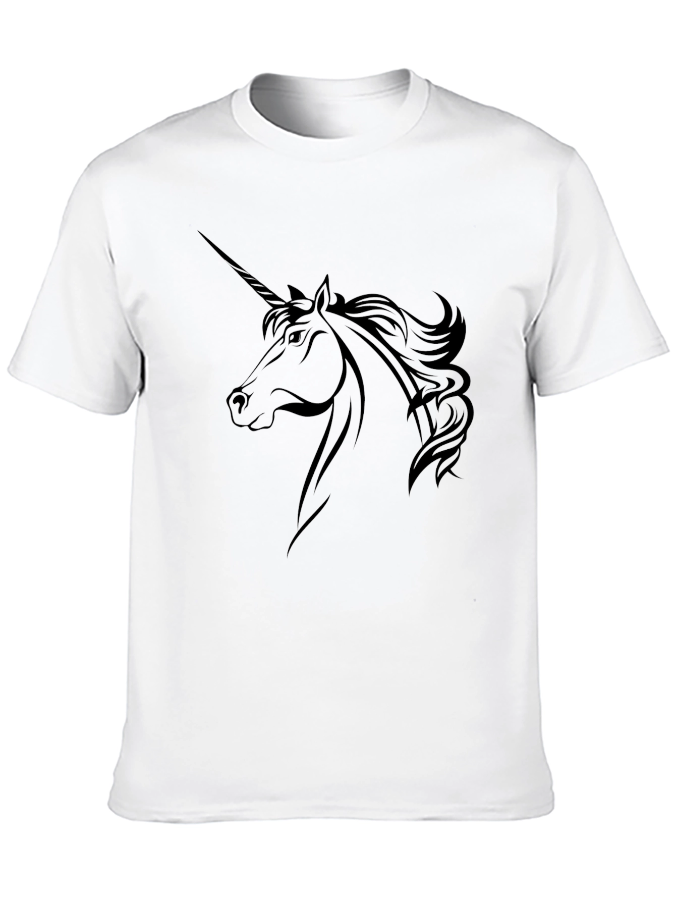 Unicorn Graphic Black T-Shirt