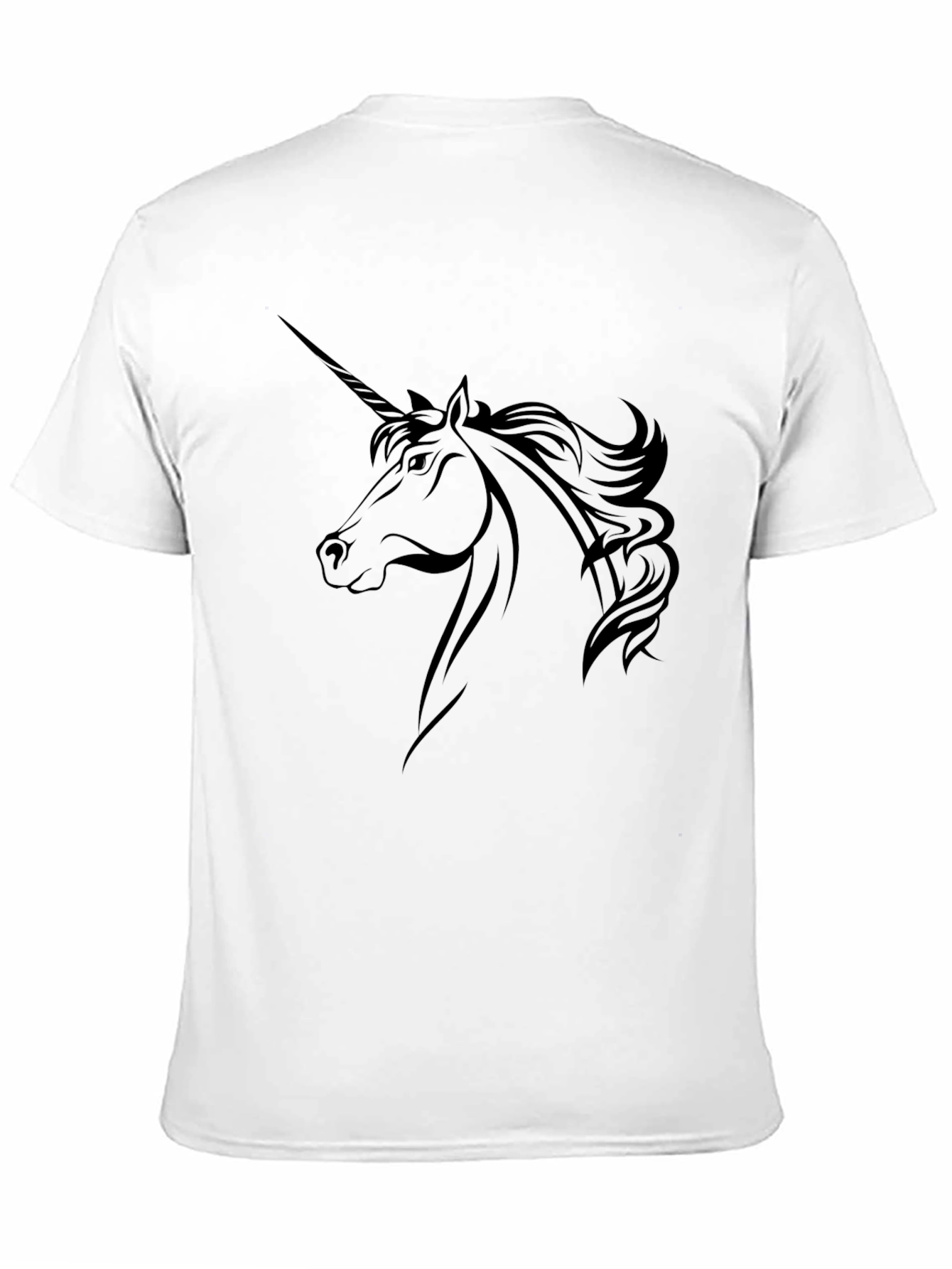Unicorn Graphic Black T-Shirt