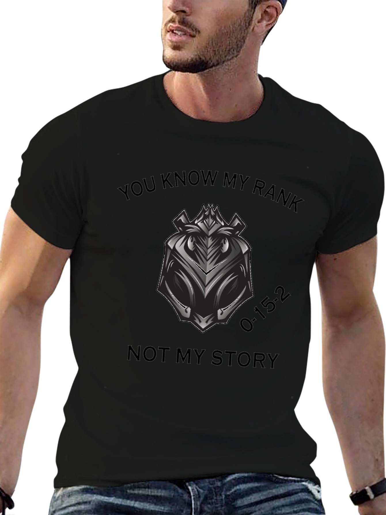 You Know My Rank T-Shirt - Motivational Graphic Tee