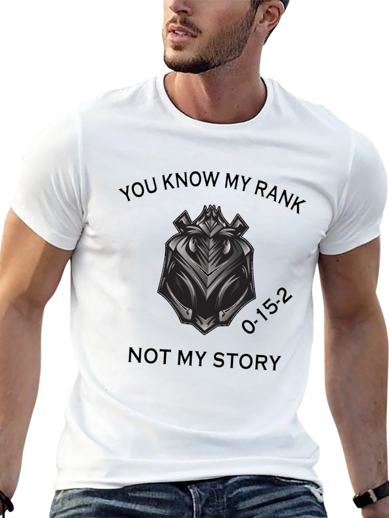 You Know My Rank T-Shirt - Motivational Graphic Tee