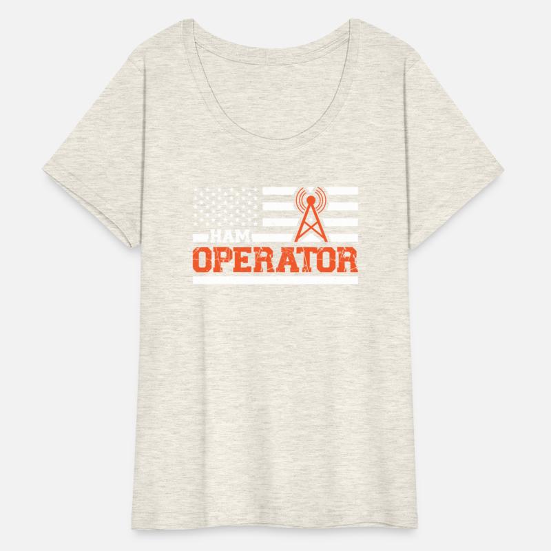 Ham Operator USA Flag Moderator Radio Gift