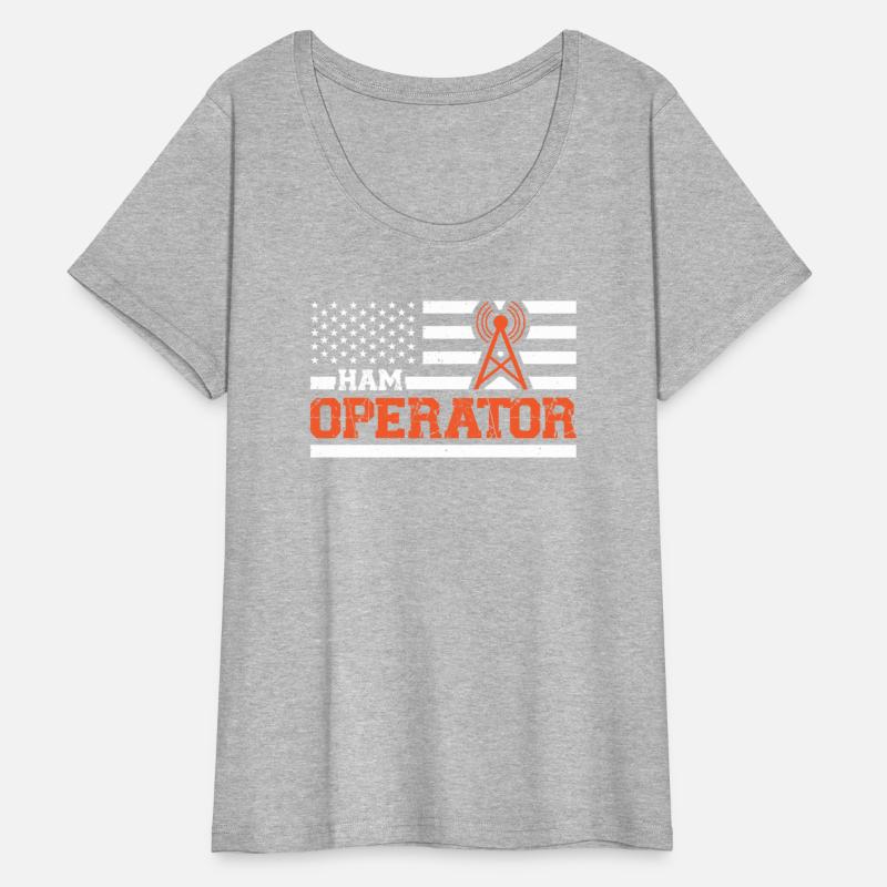 Ham Operator USA Flag Moderator Radio Gift