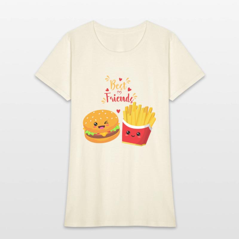 Hamburger Fries Best Friend-Hamburger Day