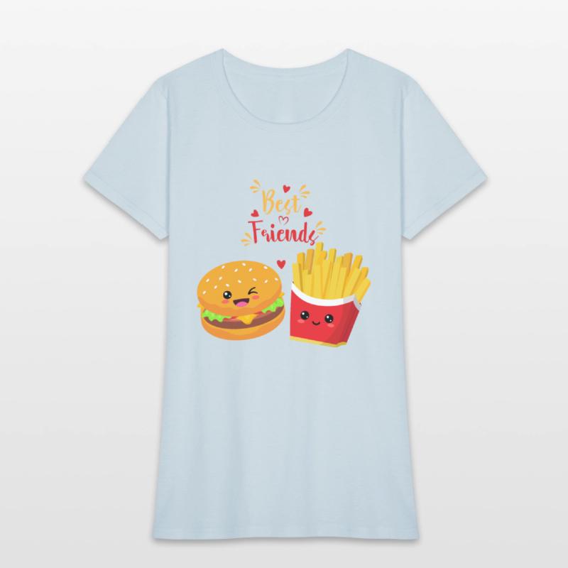 Hamburger Fries Best Friend-Hamburger Day