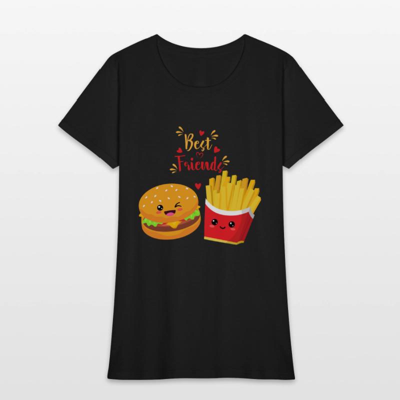 Hamburger Fries Best Friend-Hamburger Day