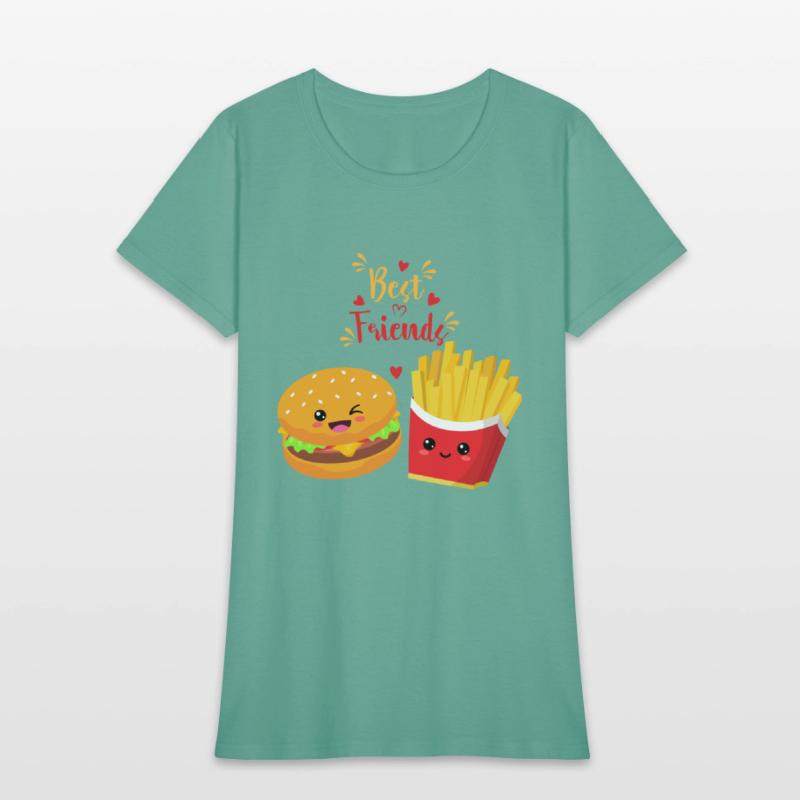 Hamburger Fries Best Friend-Hamburger Day