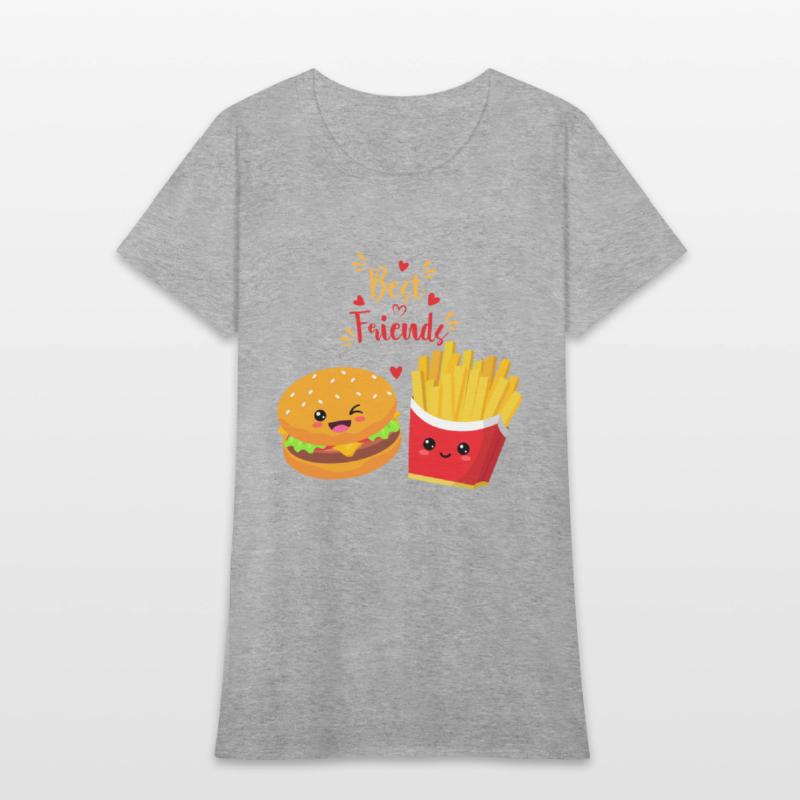 Hamburger Fries Best Friend-Hamburger Day