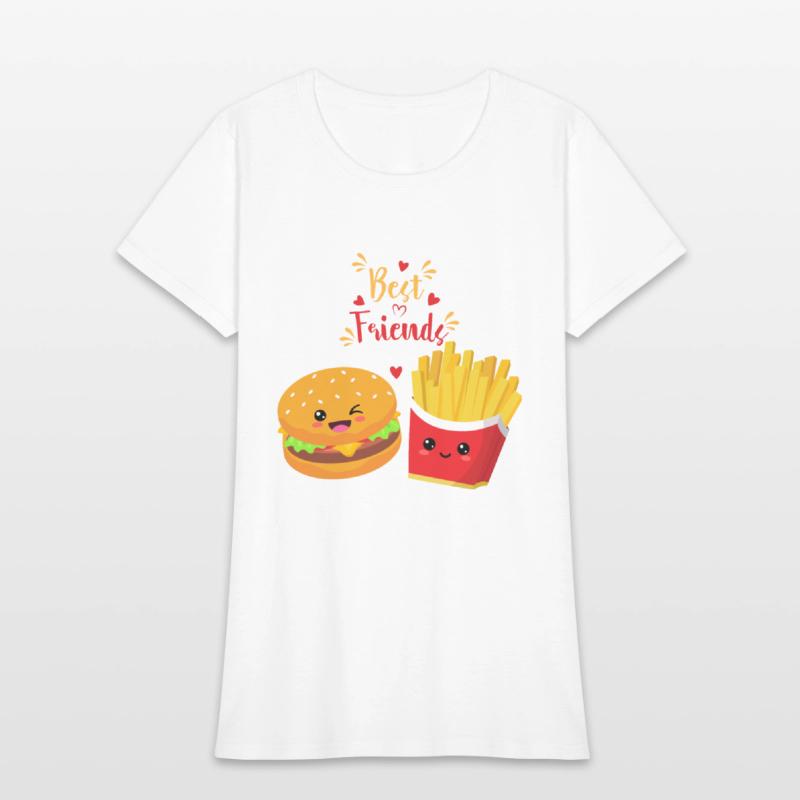 Hamburger Fries Best Friend-Hamburger Day