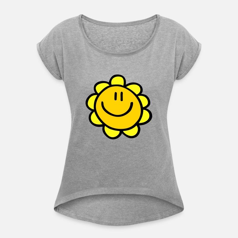 happy smiling sun flower