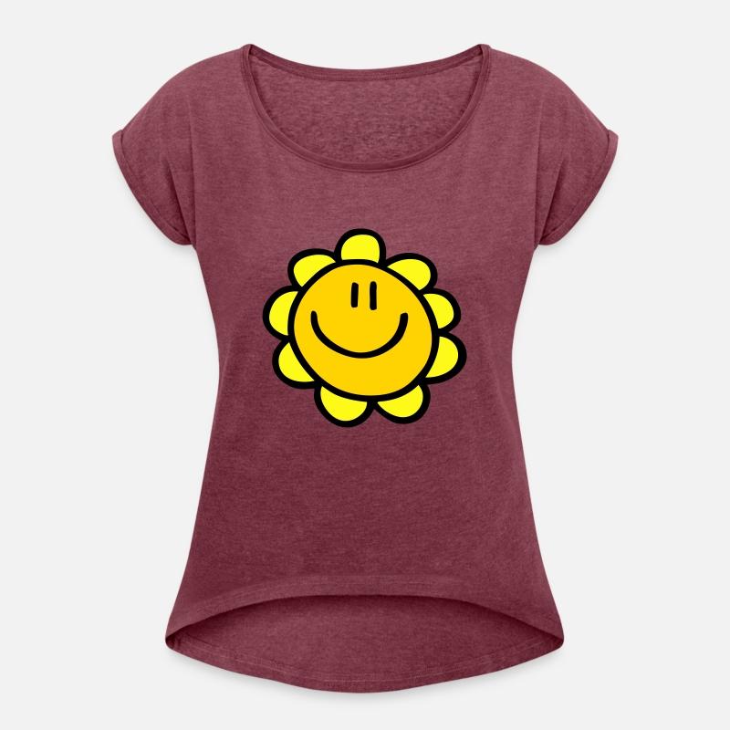 happy smiling sun flower