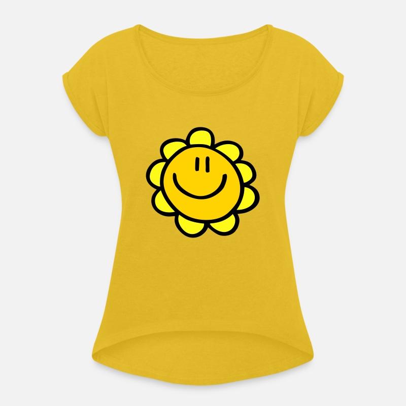 happy smiling sun flower