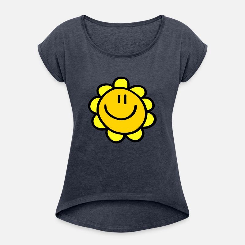 happy smiling sun flower