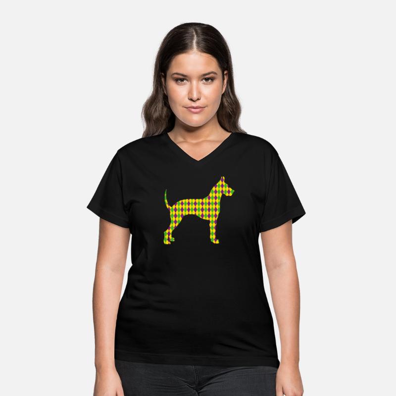 Harlequin Great Dane Silhouette