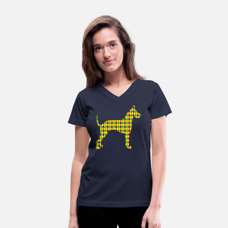 Harlequin Great Dane Silhouette