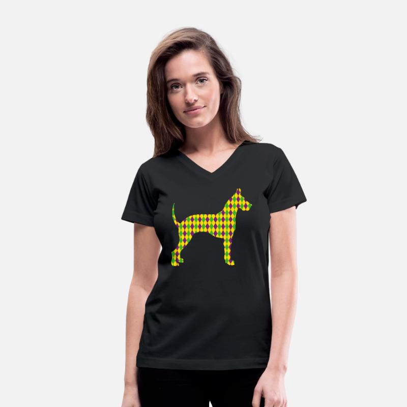 Harlequin Great Dane Silhouette