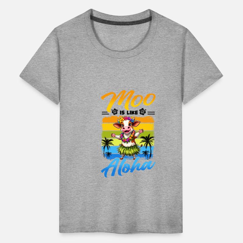 Hawaii Animal Haku Lei Grass Skirt Hula Dance Cow