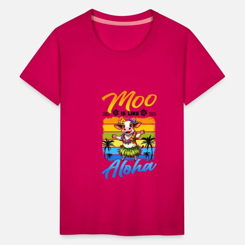 Hawaii Animal Haku Lei Grass Skirt Hula Dance Cow