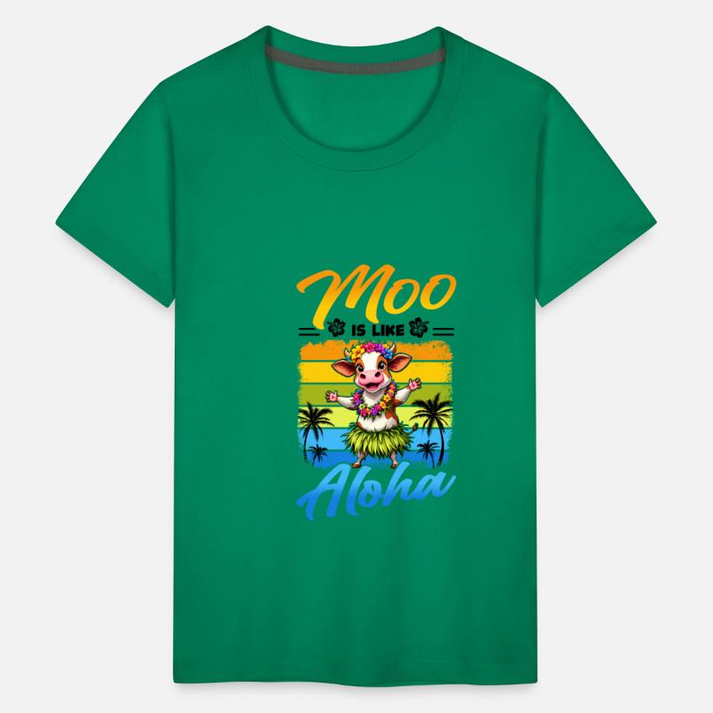 Hawaii Animal Haku Lei Grass Skirt Hula Dance Cow