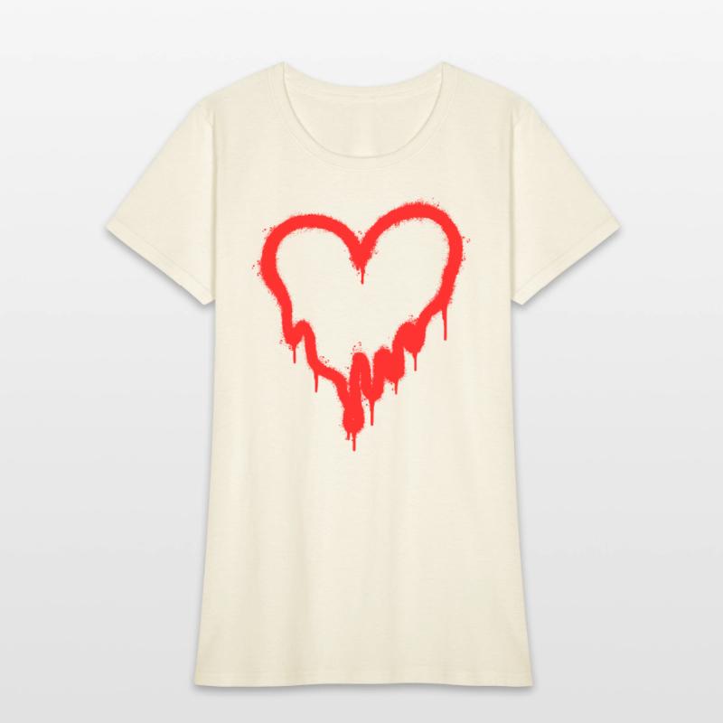 Heart, Love, spray painted heart