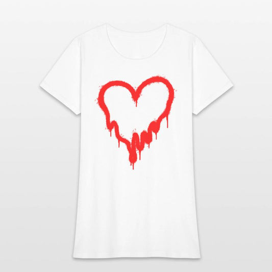 Heart, Love, spray painted heart