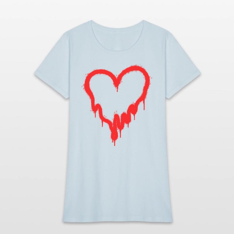 Heart, Love, spray painted heart