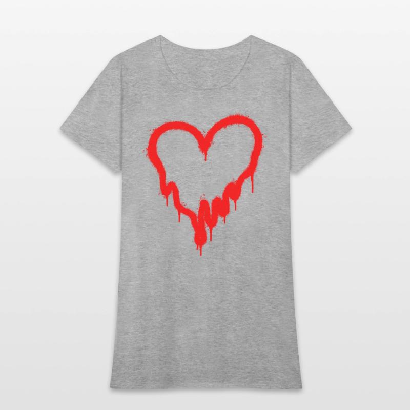 Heart, Love, spray painted heart