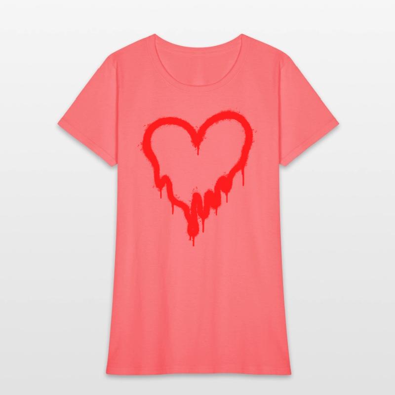 Heart, Love, spray painted heart