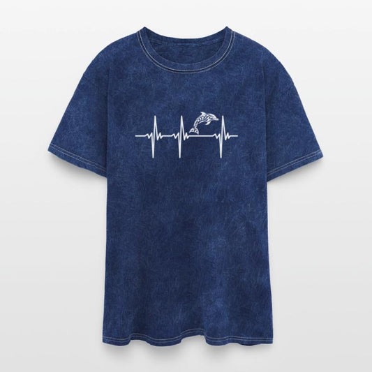 Heartbeat For Dolphins In Tribal Tattoo Style