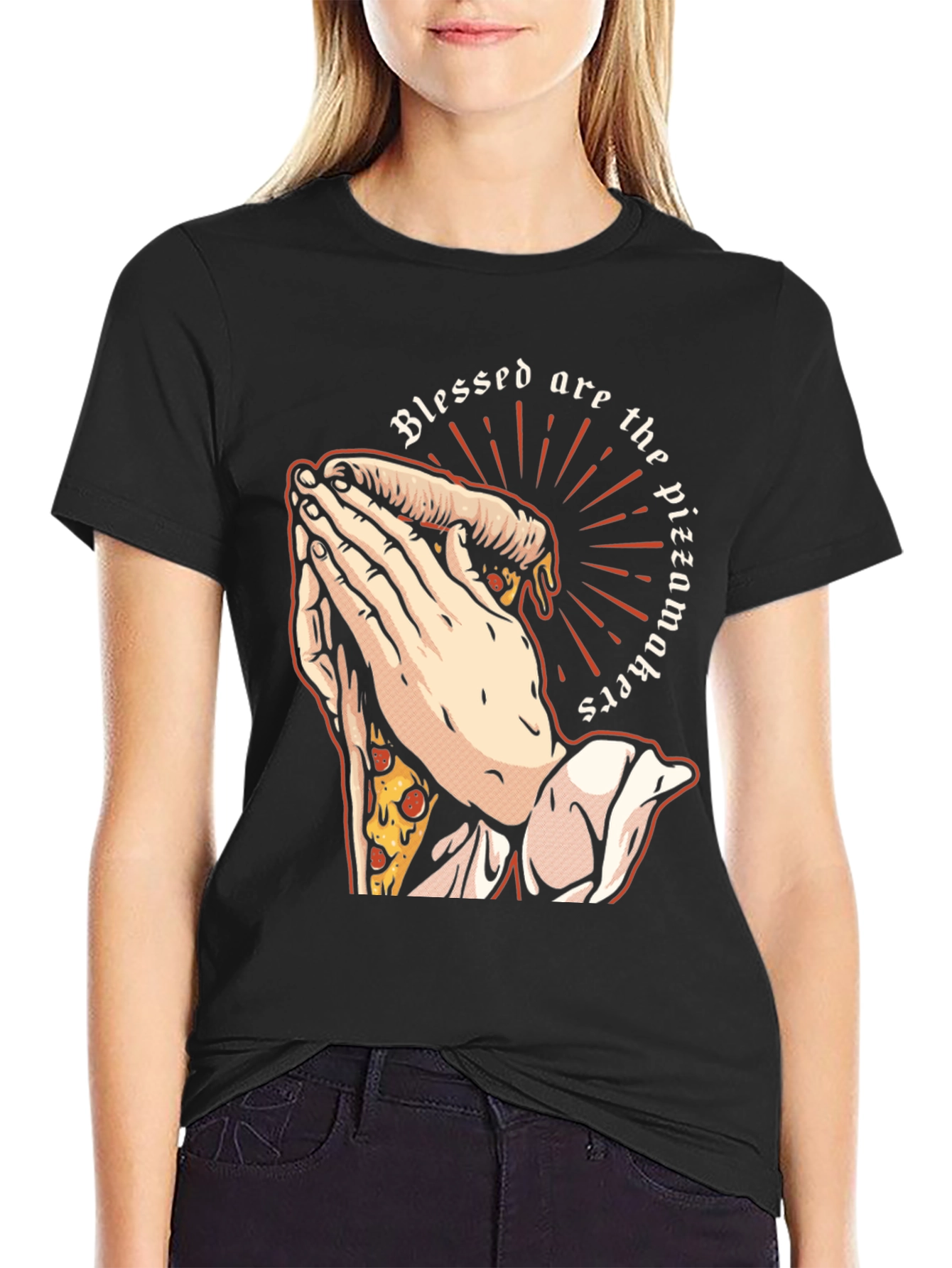Blessed Pizzamakers T-Shirt - Novelty Graphic Tee