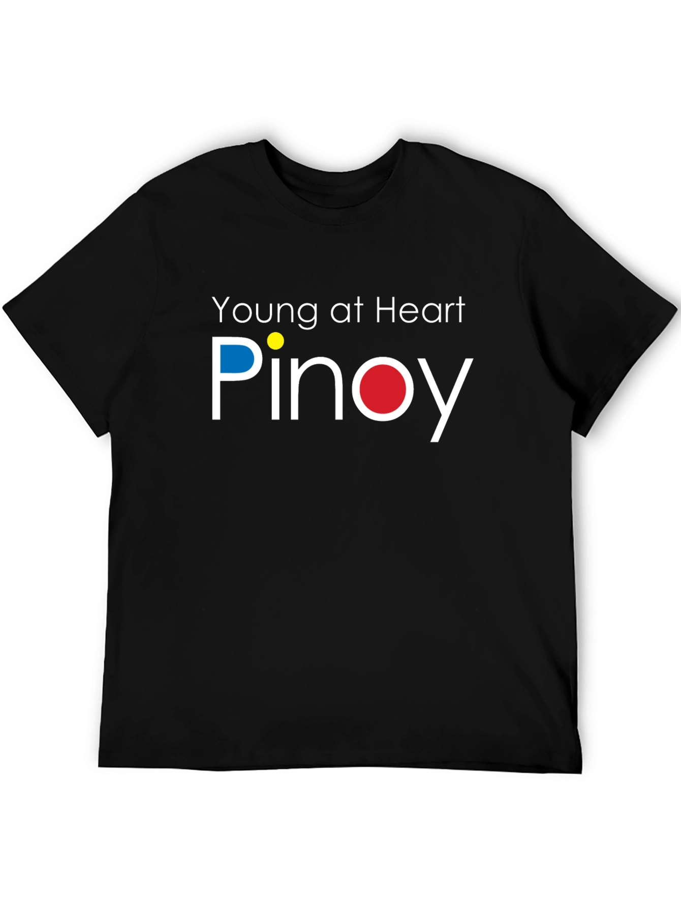 Young at Heart Pinoy Black Tee