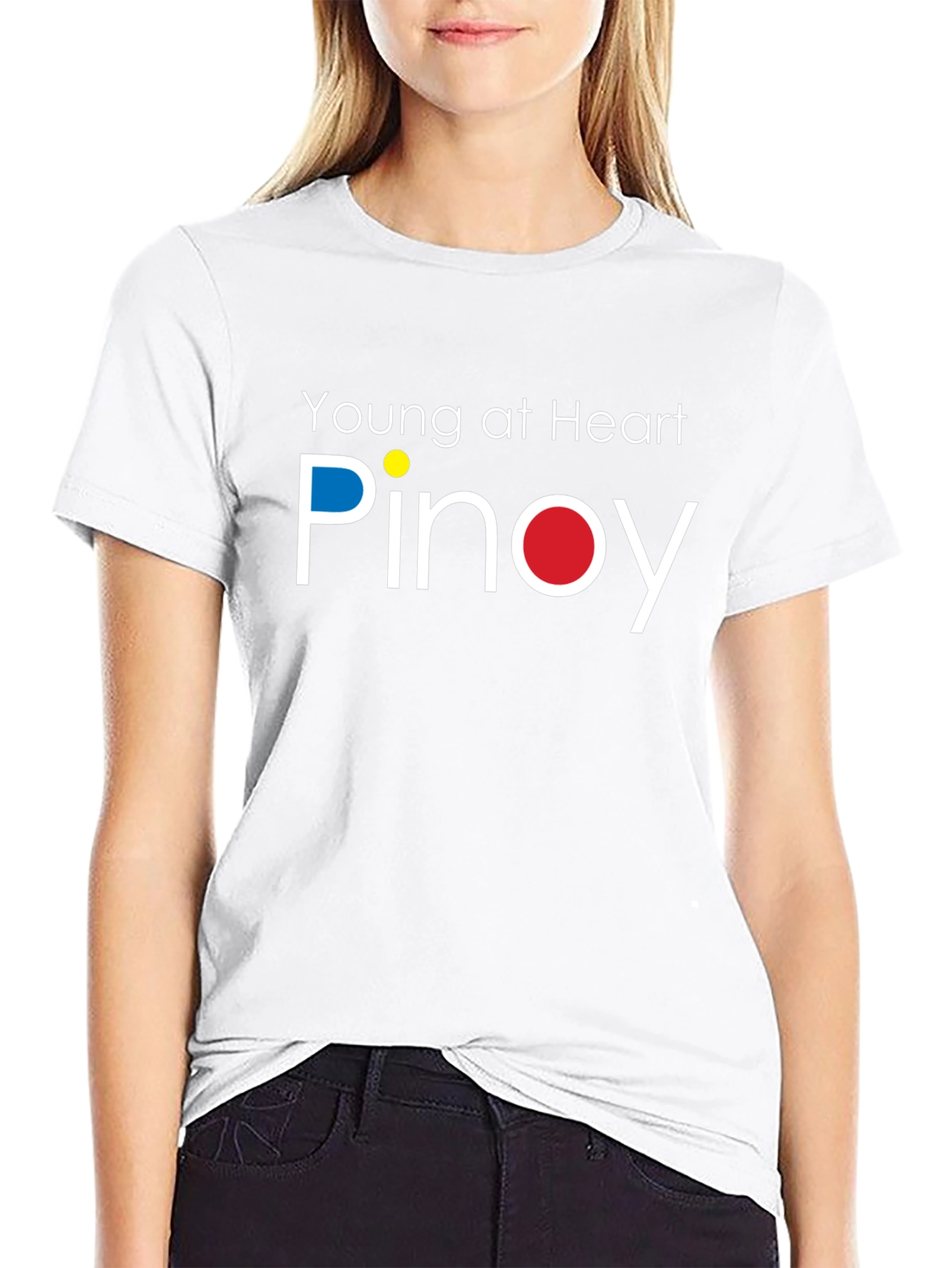 Young at Heart Pinoy Black Tee