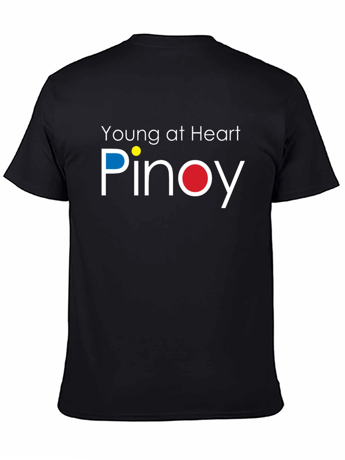 Young at Heart Pinoy Black Tee