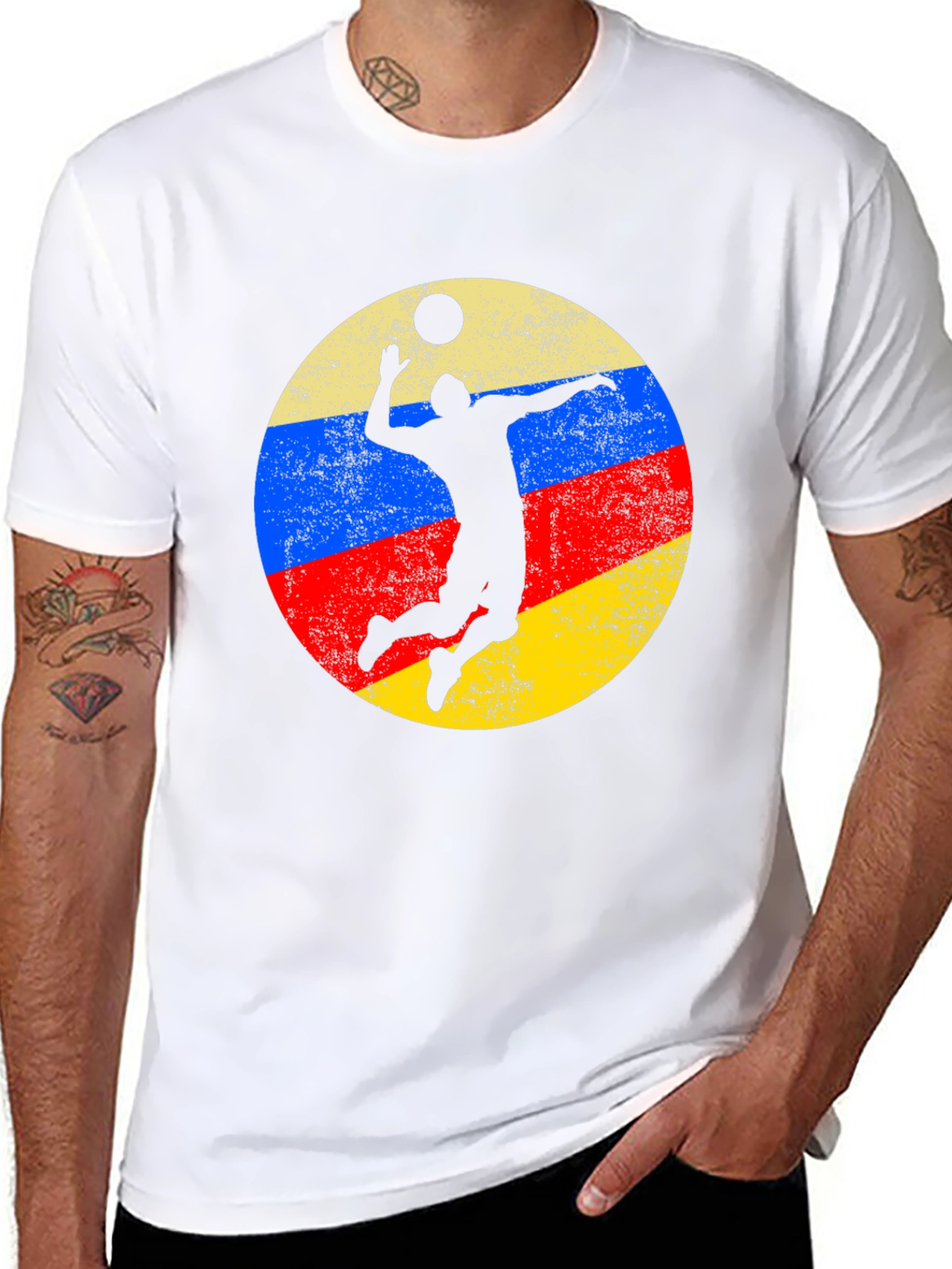 Volleyball Player Silhouette T-Shirt