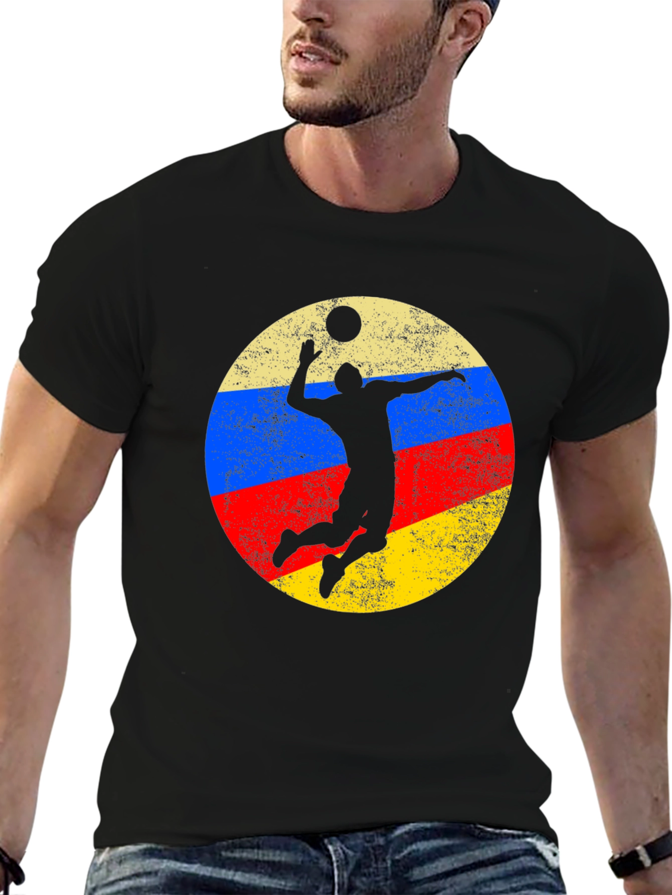 Volleyball Player Silhouette T-Shirt