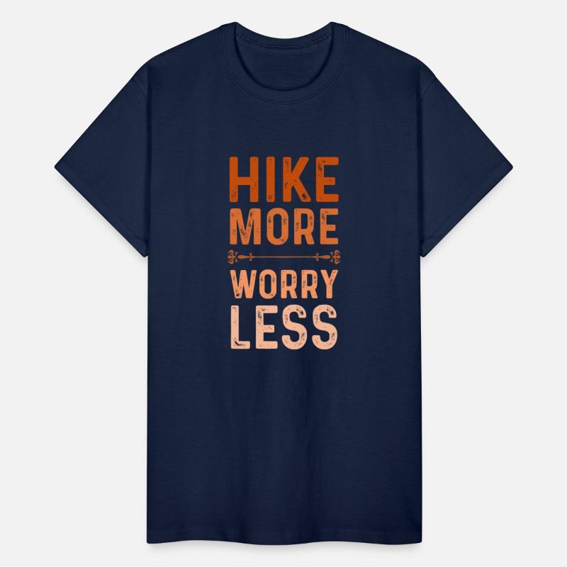 Hike More Worry Less Mountain Climber Terrain