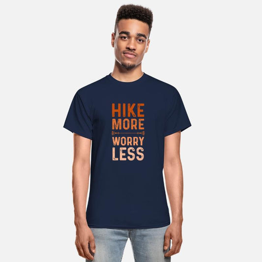 Hike More Worry Less Mountain Climber Terrain