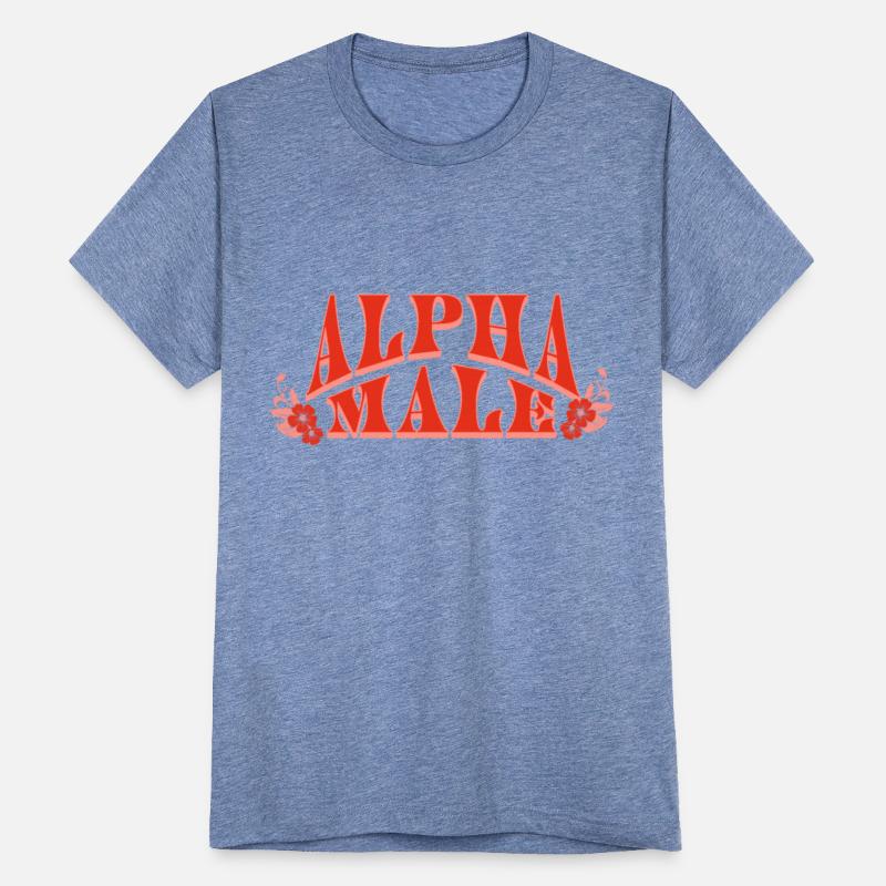 Hippie Style Alpha Male Parody Tee
