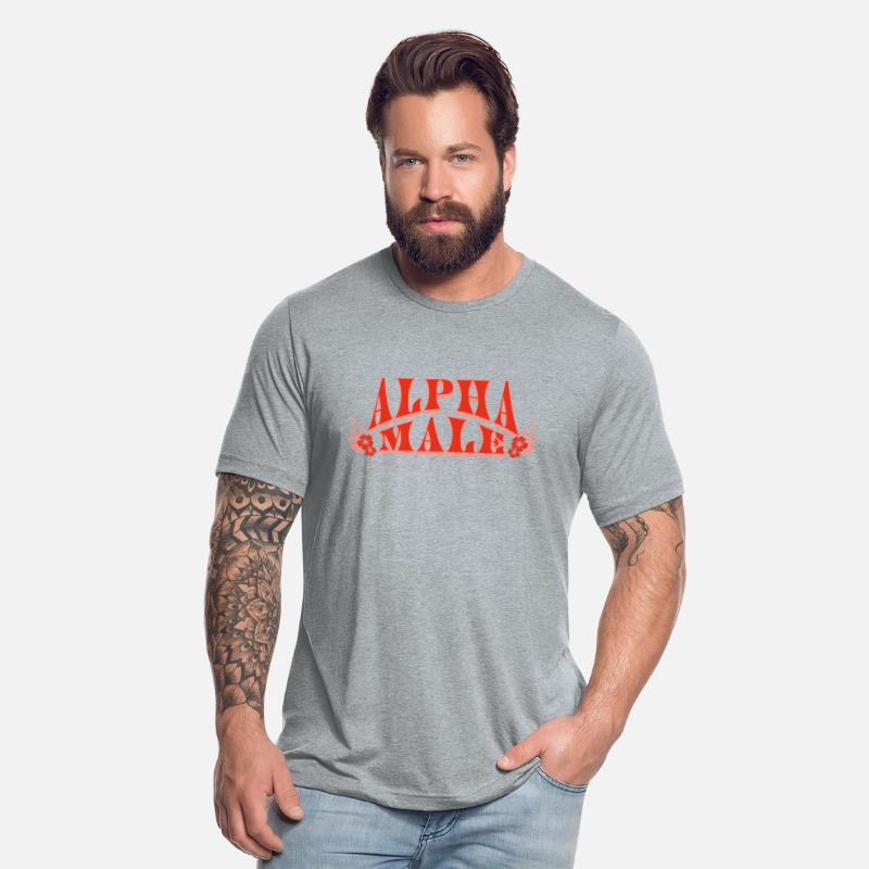 Hippie Style Alpha Male Parody Tee