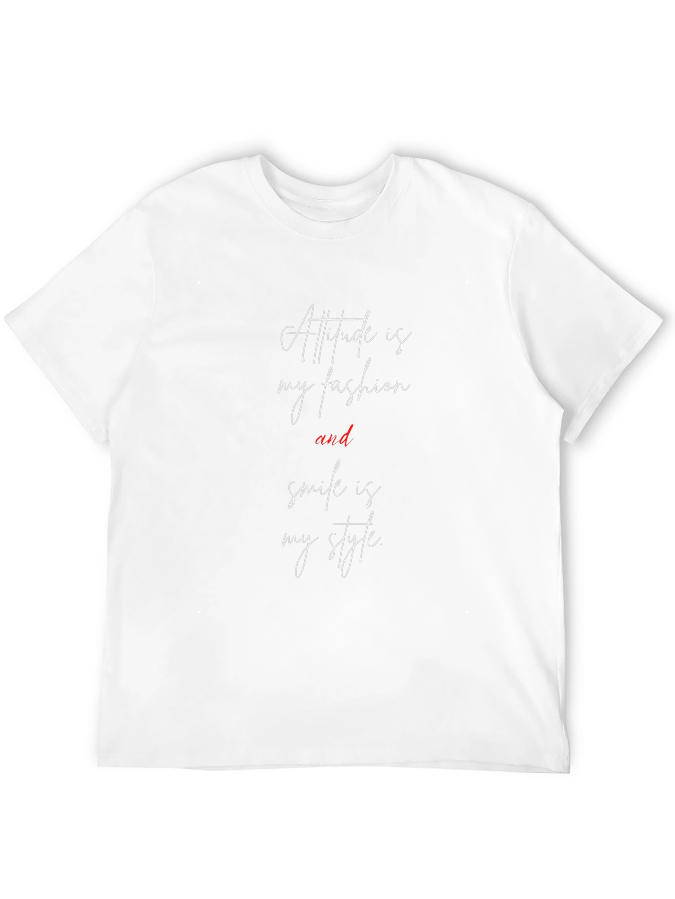 Attitude Fashion Tee - Stylish Graphic Print Comfort