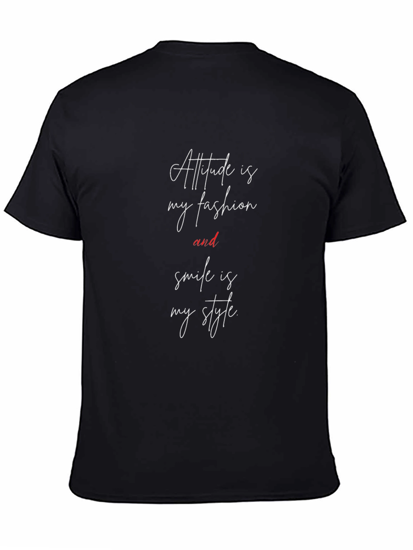 Attitude Fashion Tee - Stylish Graphic Print Comfort