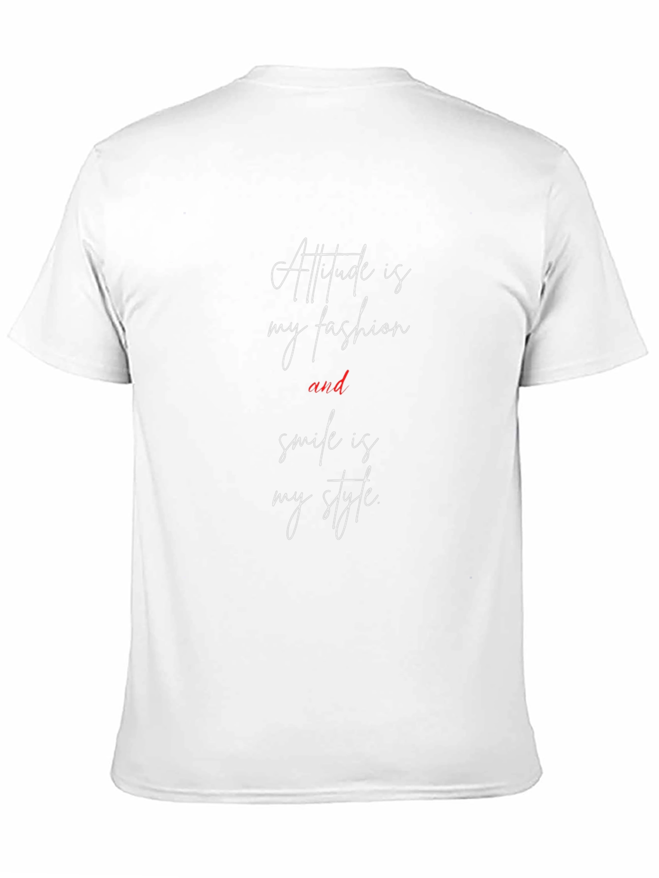 Attitude Fashion Tee - Stylish Graphic Print Comfort