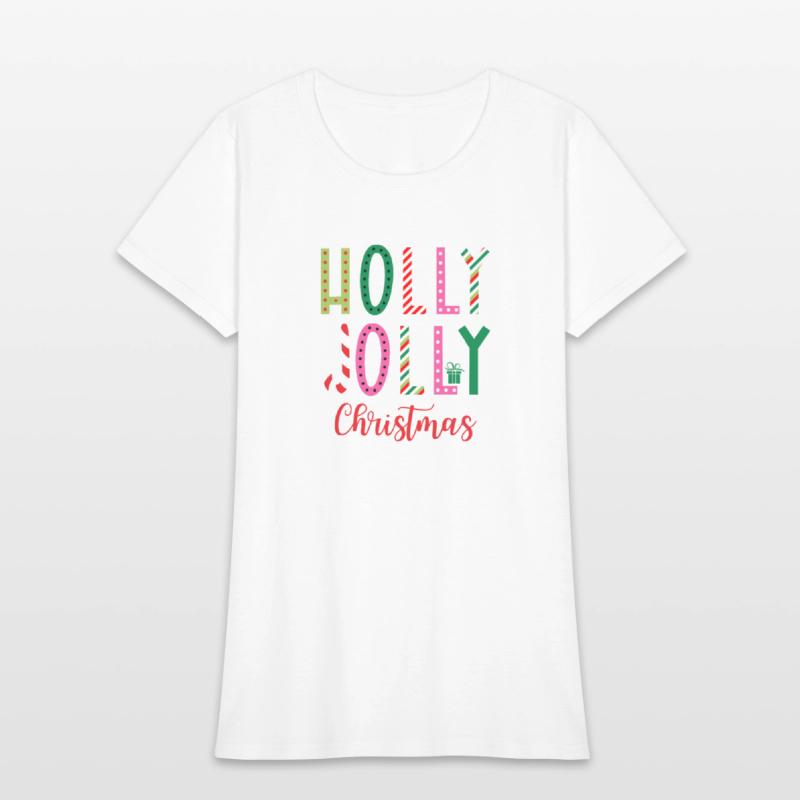 Holly Jolly Christmas Santa, Winter Holiday Cheer